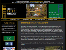 Tablet Screenshot of executiveestatemanagement.com